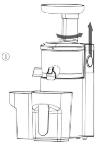 ElectriQ VRTSL150 - Disassemble your juicer - 1
