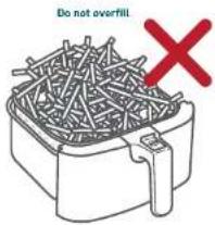 Do not overfill X
