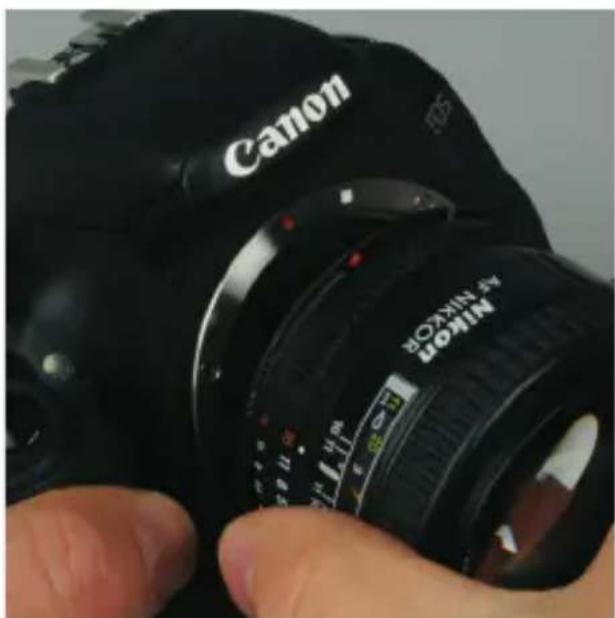 Vello LA-CEF-NAF - TO MOUNT THE LENS ADAPTER - 3
