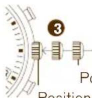 Ebel Wave 1216266 - Adjust the minutes timer hand (9 o'clock pos.) - 6