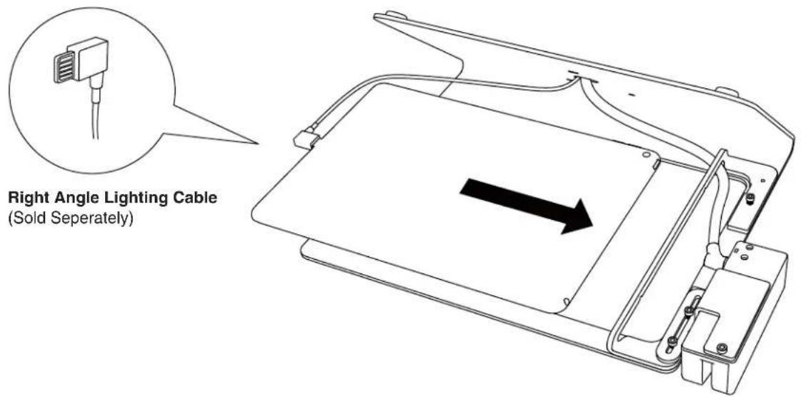 Right Angle Lighting Cable (Sold Separately)