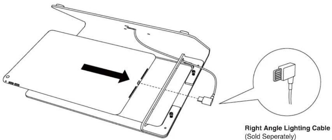 Right Angle Lighting Cable (Sold Separately)