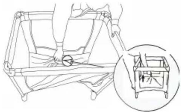 Lionelo Simon - Baby bed folding instruction - 1