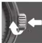 Rotary LB03501/07 - To change the time and/or date of Dolphin Standard/Waterproof or Les Originales models: - 4
