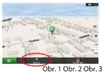 Navitel E707 Magnetic - Trasa k zvolenému bodu na mape - 1