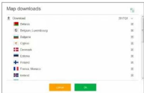 Map downloads Download 2017Q1 Belarus 98 Belgium, Luxembourg 98 Bulgaria 98 Cyprus 98 Denmark 98 Estonia 98 Finland 98 France, Monaco 98 Ireland 98