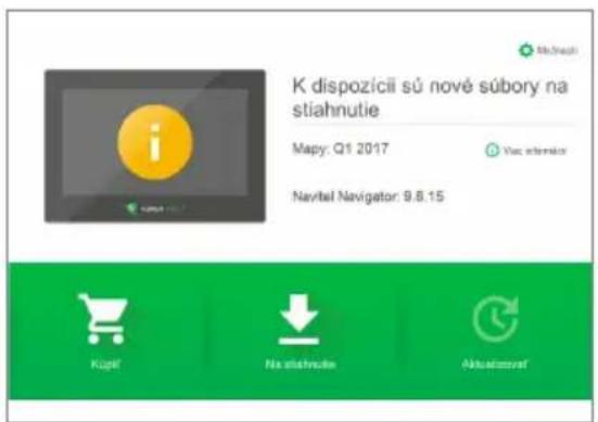 K dispozicii sú nové súbory na stiahnutie Mapy: Q1 2017 Viac externátor Navitel Navigator: 9.8.15 Kügtí Na stiahnutie Aktualmnyat