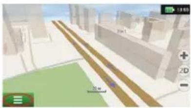 Navitel E707 Magnetic - Route to a point selected on the map - 3