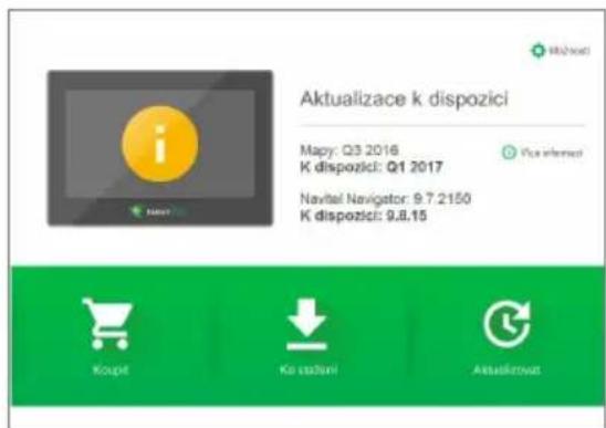 Aktualizace k dispozici Mapy: Q3 2016 K dispozici: Q1 2017 Navitel Navigator: 9.7.2150 K dispozici: 9.8.15 Koupit Ko zazlani Aktualizace