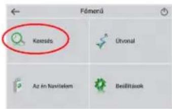 Fömenű Kezesés Utvonal Az in Navitelem Besülltisok
