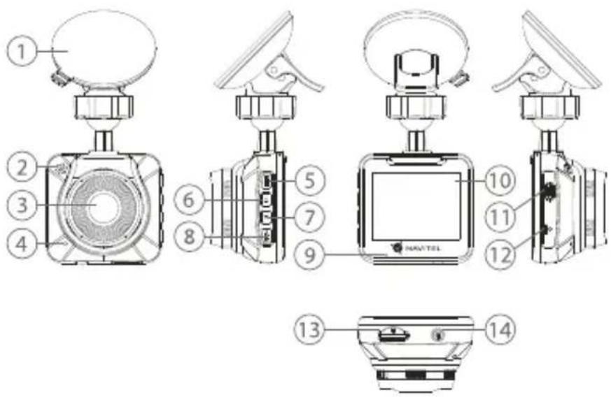 Navitel NR200 NV - Vnější vzhled - 1