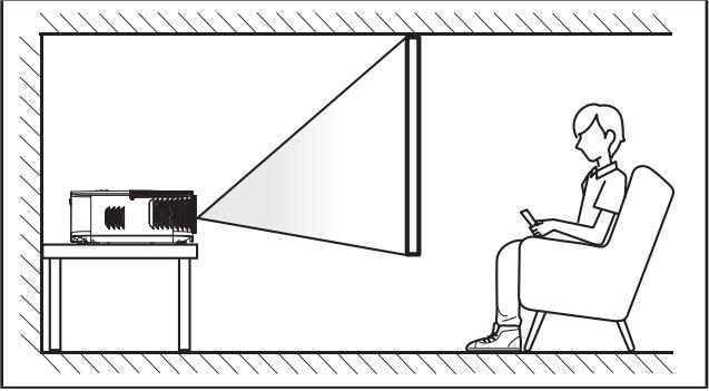 OPTOMA UHD443Xe - Installation du projecteur - 3