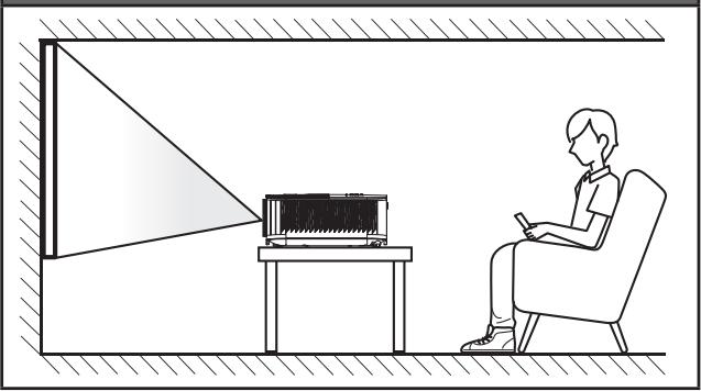 OPTOMA UHD443Xe - Installation du projecteur - 1