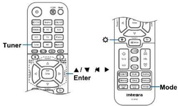 Tuner Enter Mode Integra