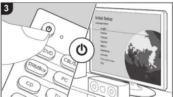3 Initial Setup Language Select English Deutsch Français English Nikke Indicatech Sweden Fyroscope Atlas 中文 DVD CBL/IS STRMBOX PC CD TV