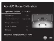 Integra DRX-7.1 - ■ 1. AccuEQ Room Calibration - 3