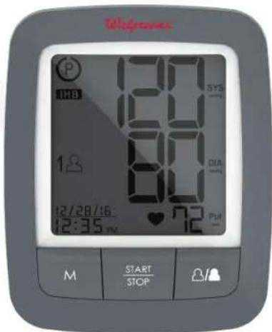 Walgreens WGNBPA-950 - Monitor de presión arterial - 1