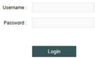 Username : Password : Login