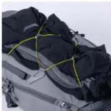 Close-up of a black athletic bag with yellow measurement markings (no visible text or symbols)