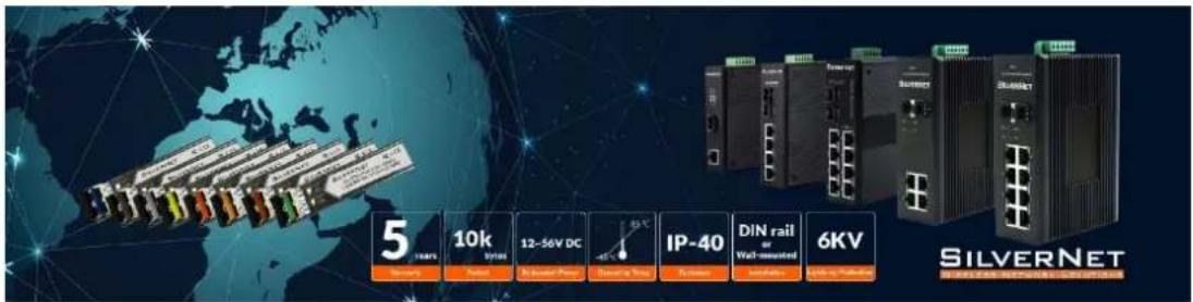 5 10k 12-56V DC IP-40 DiN rail 6KV SILVERNET