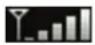BLACKBERRY 9620 - Wireless coverage indicators - 1