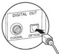 PIONEER PD-70AE - Verbinden met een digitale optische kabel - 1