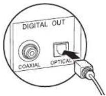 PIONEER PD-70AE - Anschluss über ein digitales optisches Kabel - 1