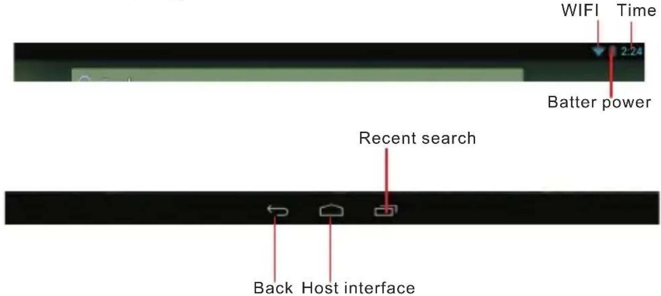 WIFI Time 2:24 Batter power Recent search Back Host interface