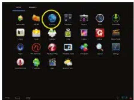 Screenshot of a macOS desktop with application icons and a highlighted 'Orange' button, likely indicating a location or status.