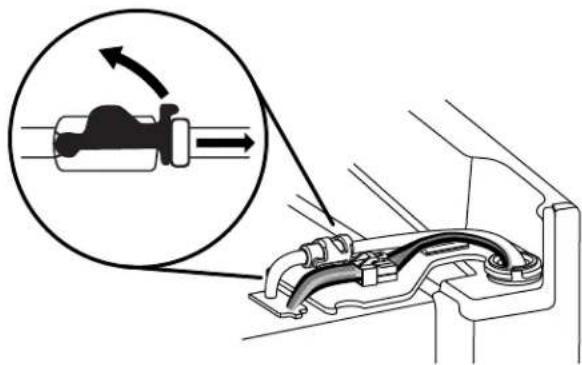KITCHENAID KCGD500GSS - Remove Left-Hand Refrigerator Door - 2