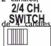 Rockford Fosgate M400-4D - INTERRUPTOR DE 2/4 CANALES - 1