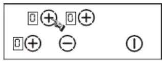 HOOVER HVD 640 C/1 - PROGRAMMING A COOKING ZONE (according to the model) - 5