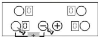 HOOVER HVD 640 C/1 - PROGRAMMING A COOKING ZONE (according to the model) - 4