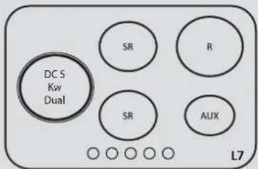 DC 5 Kw Dual SR R SR AUX L7