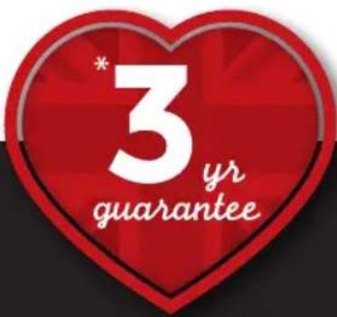 *3 yr guarantee
