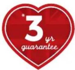 *3 yr guarantee