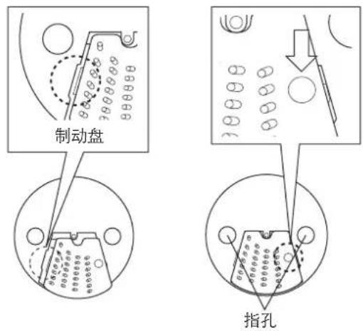 制动盘 指孔