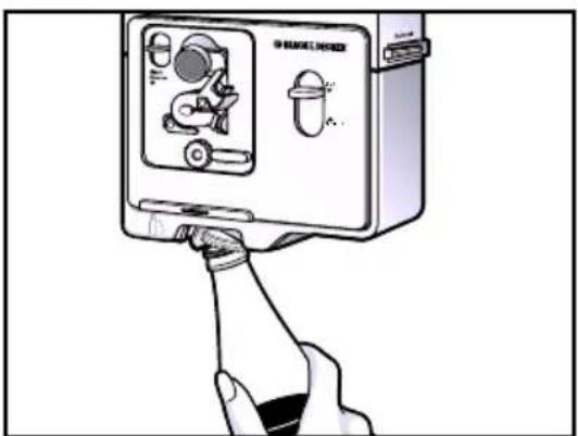 BLACK & DECKER Spacemaker EC70 - UTILISATION DE L'OUVRE-BOÎTE - 2