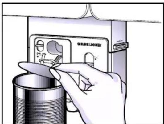 BLACK & DECKER Spacemaker EC70 - INSTALLATION DE L'OUVRE-BOÎTE - 4