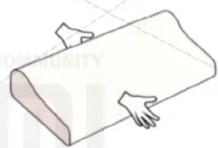 Xiaomi Mi 8H Z2 Pillow - Put a pillow case (step by step instruction) - 4