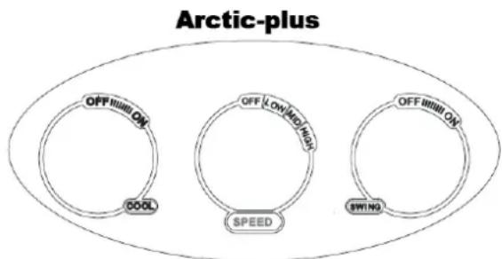 ElectriQ Arctic-Plus - CONTROL PANEL AND SETTINGS - 2