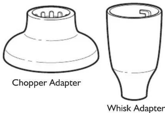 Chopper Adapter Whisk Adapter