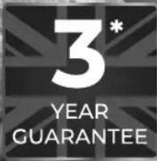 3* YEAR GUARANTEE