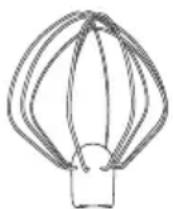 SUNBEAM Planetary Mixmaster MX9200 - Stainless steel whisk - 1
