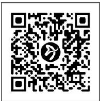 QR code with central logo, likely linking to a digital resource or website