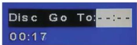 Disc Go To:---- 00:17