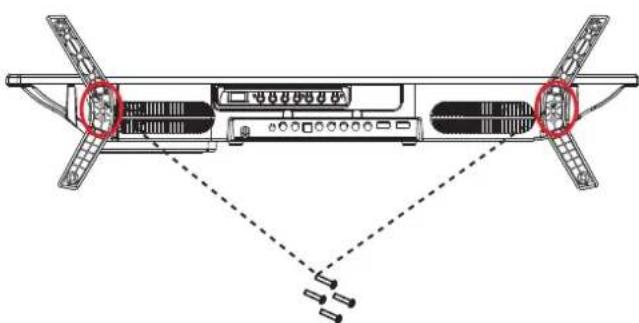RCA RLDEDV3289 - ATTACHING THE STAND - 1