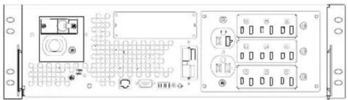 APC SUM3000RMXLI2U - Rear Panels - 1
