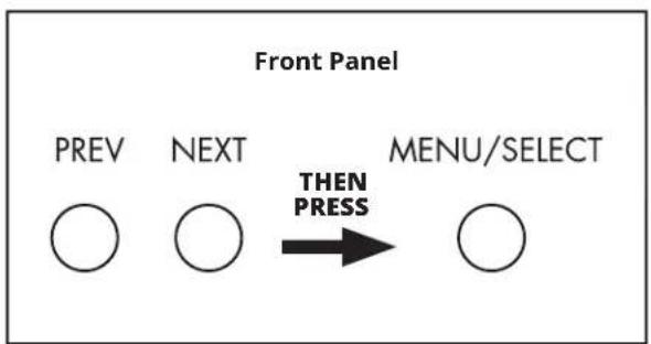 Anthem STR Preamplifier - INPUT SELECTION - 1