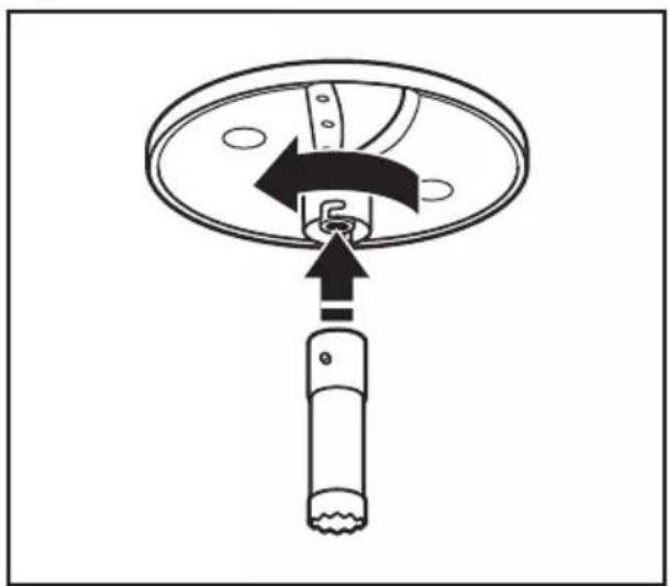 KITCHENAID 5KFP1335BOB - Installing the Adjustable Slicing Disc - 2